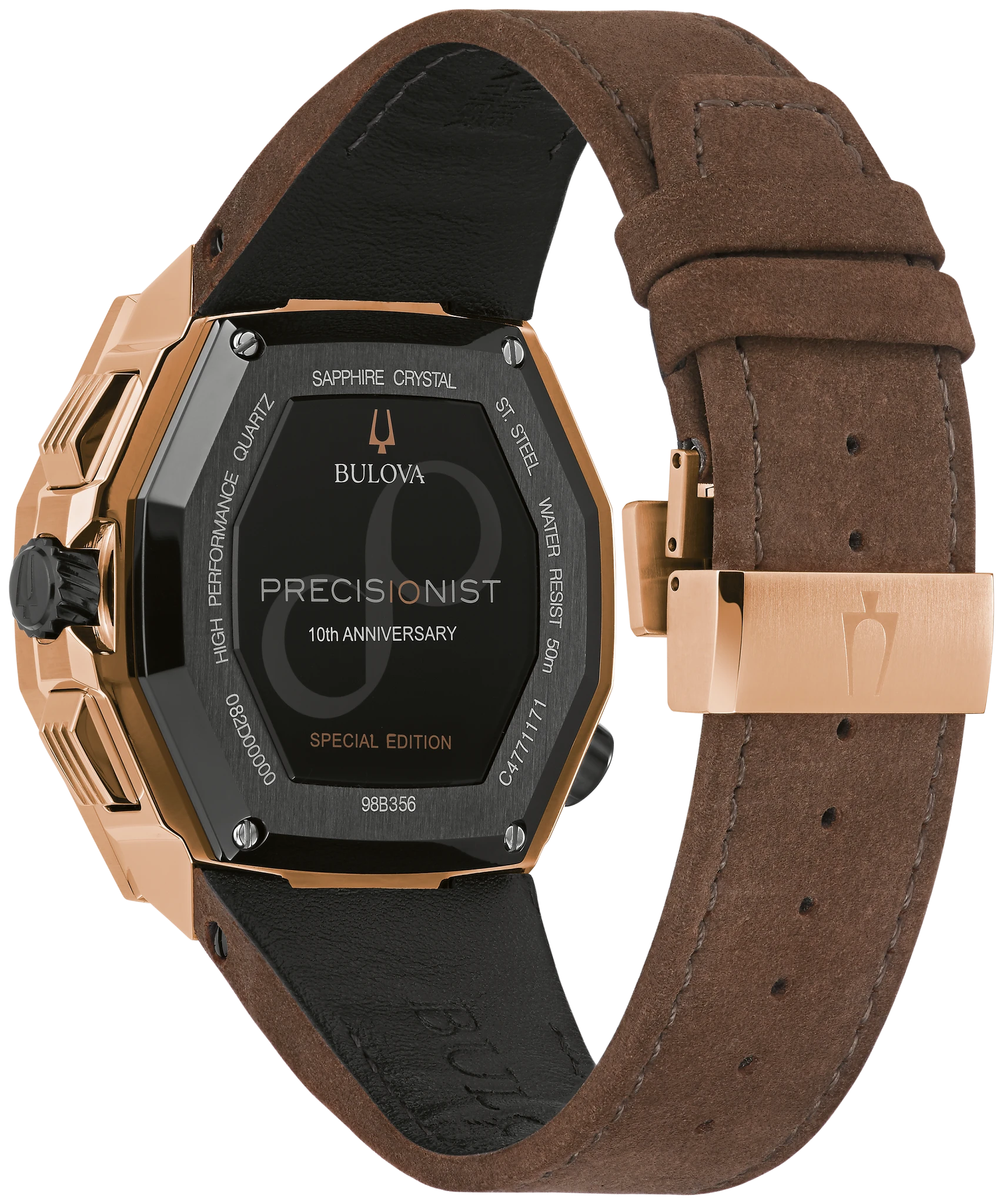 Black Dial Leather Strap Series X SE 98B356 | Bulova
